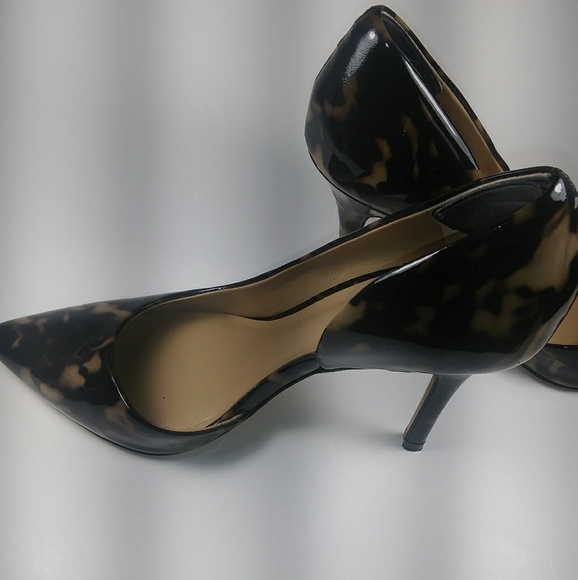 ann taylor tortoise shell pumps